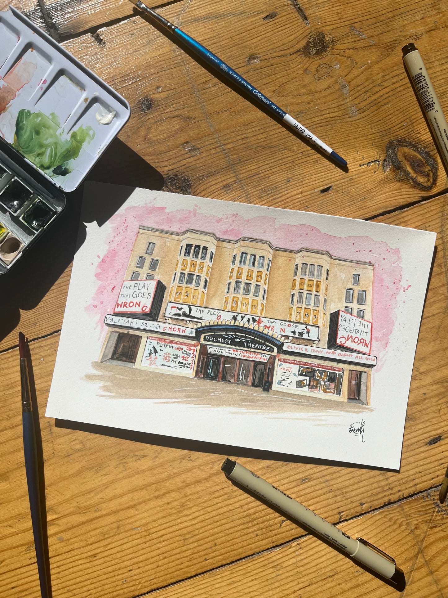 Duchess Theatre Original Painting
