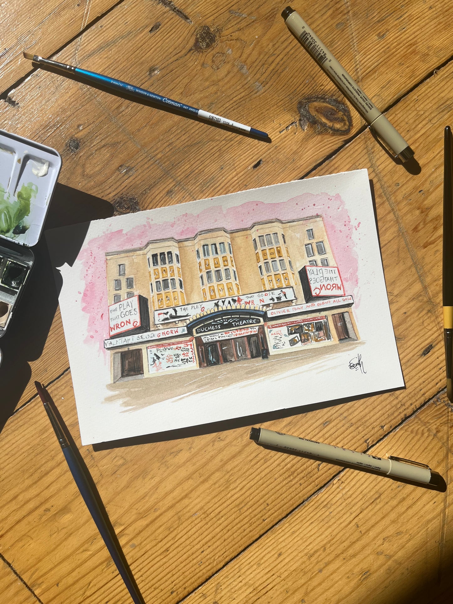 Duchess Theatre Original Painting