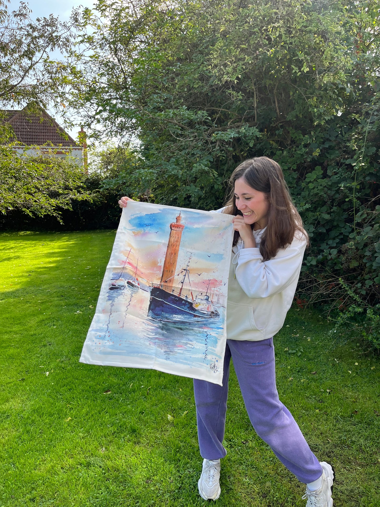 Dock Tower Tea Towel