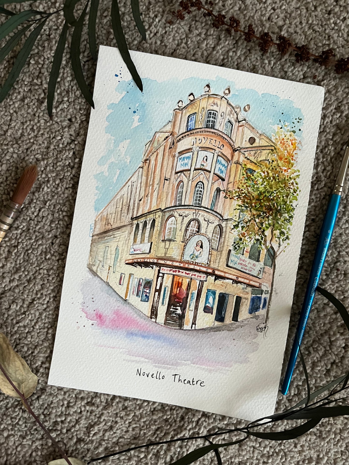 Novello Theatre 'Mamma Mia' Print