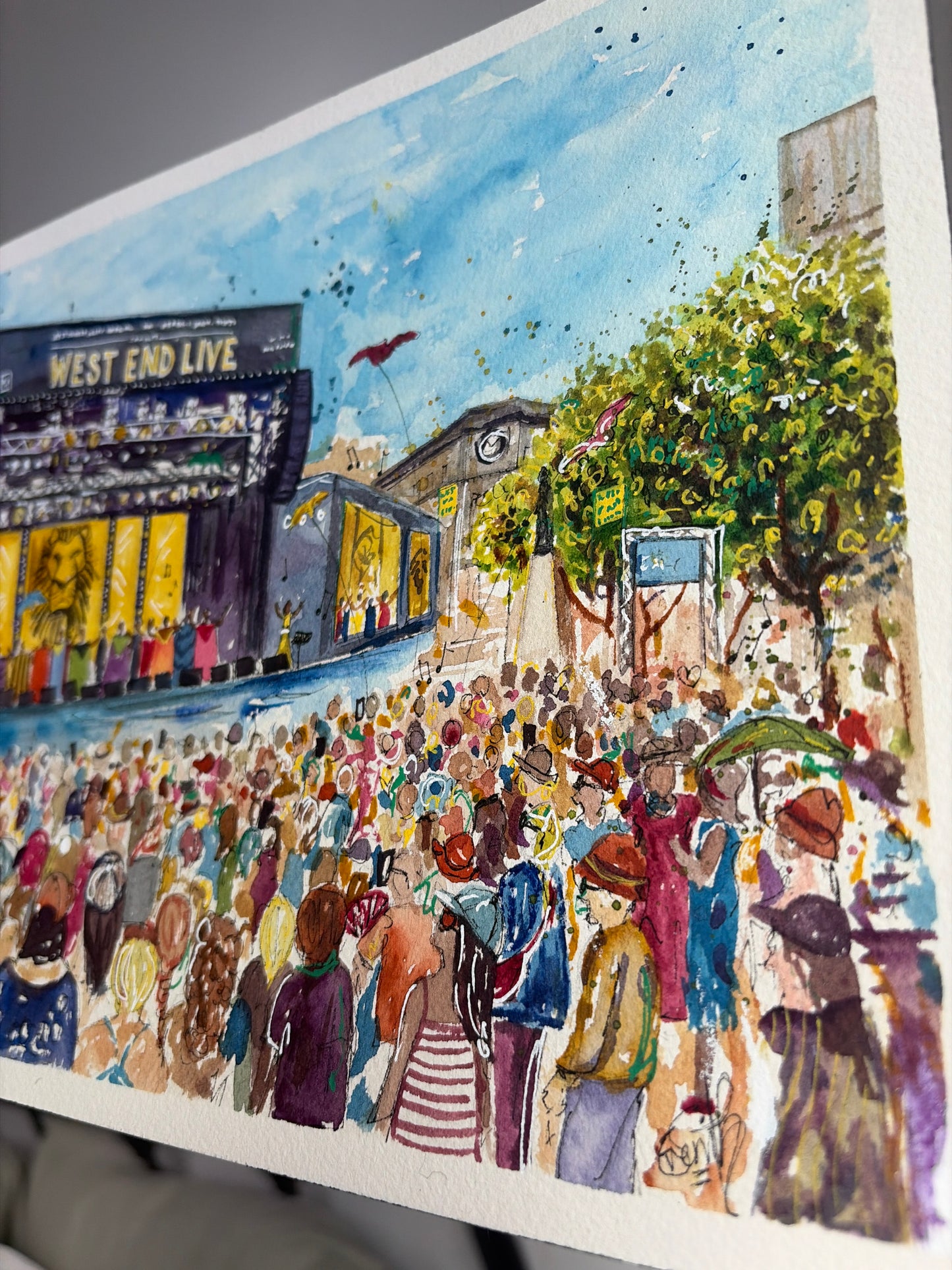 West End Live Print (Live-Illustration)