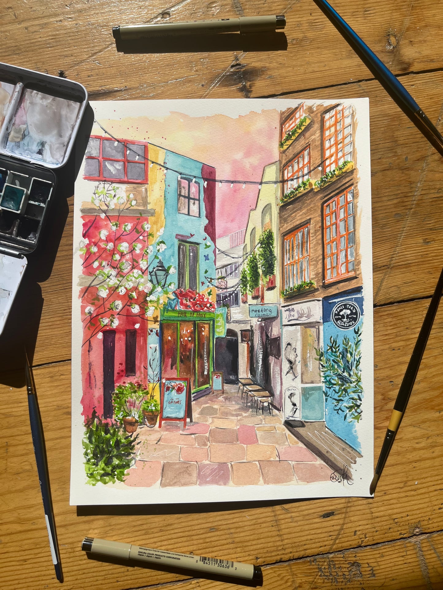 Neal's Yard Original Painting
