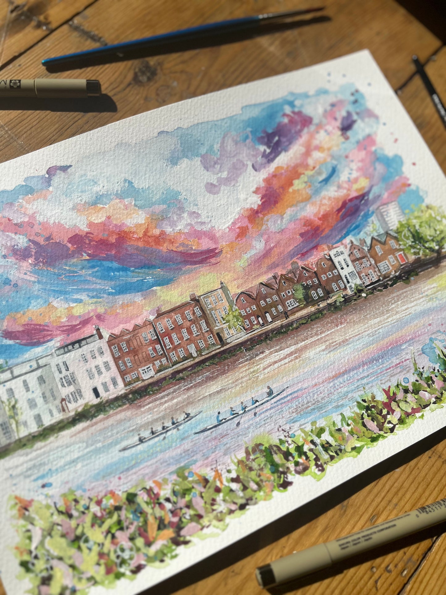 Strand on the Green Original Painting