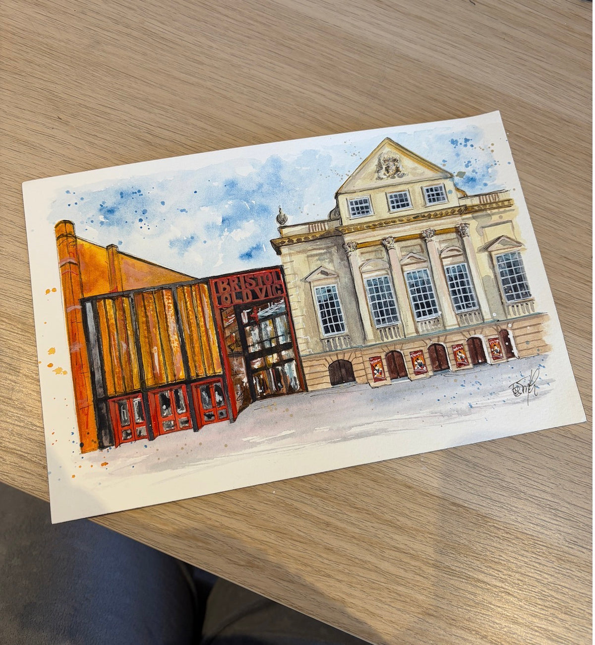 Bristol Old Vic Theatre Print