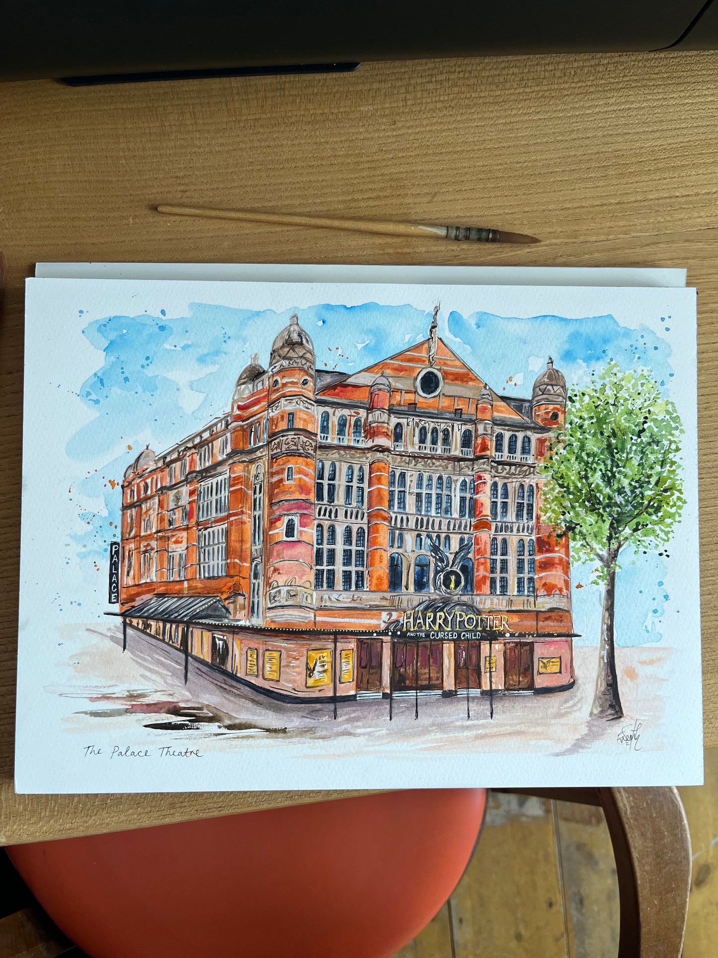 Palace Theatre Original Painting