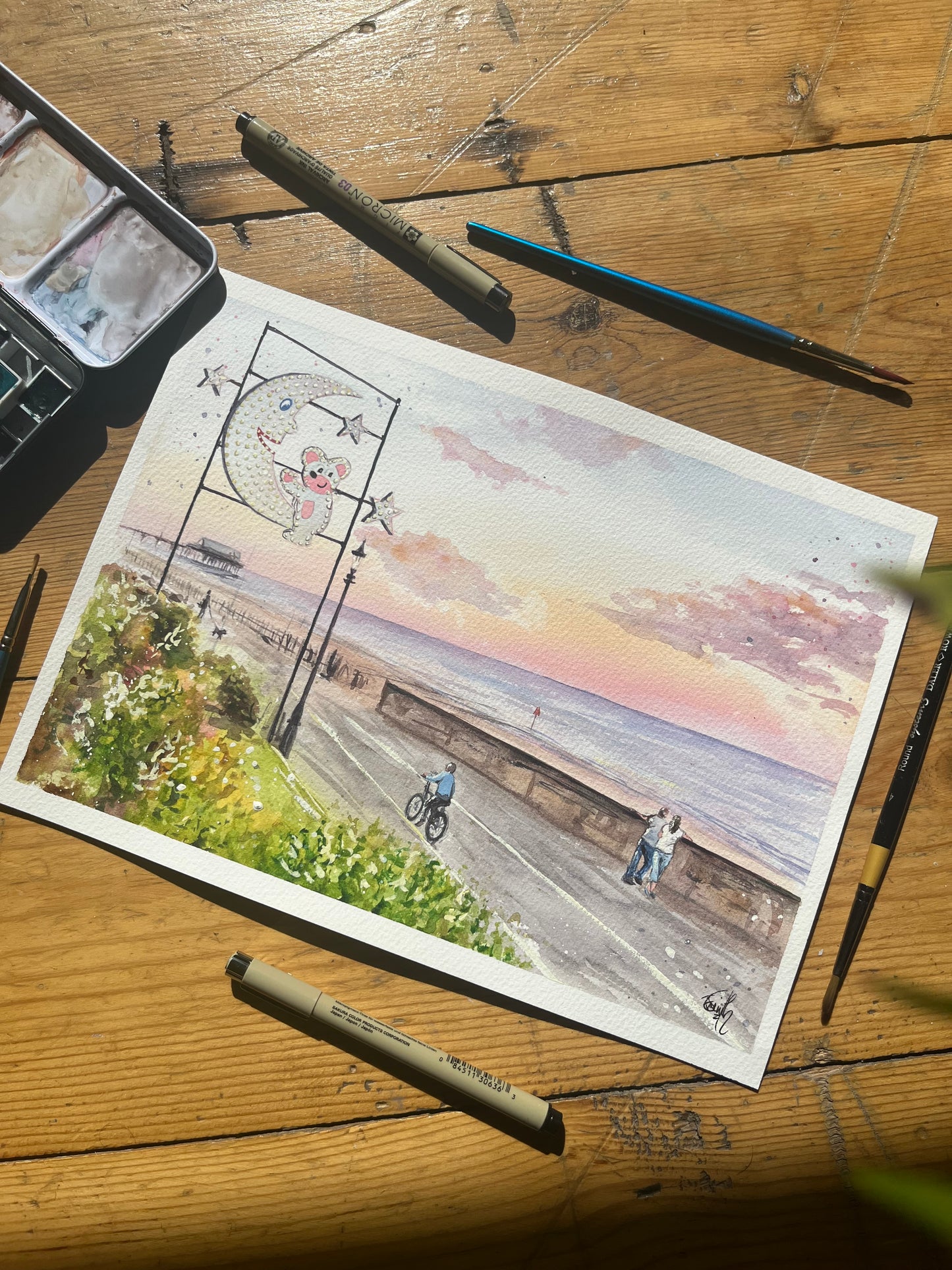 Cleethorpes Seafront Original Painting