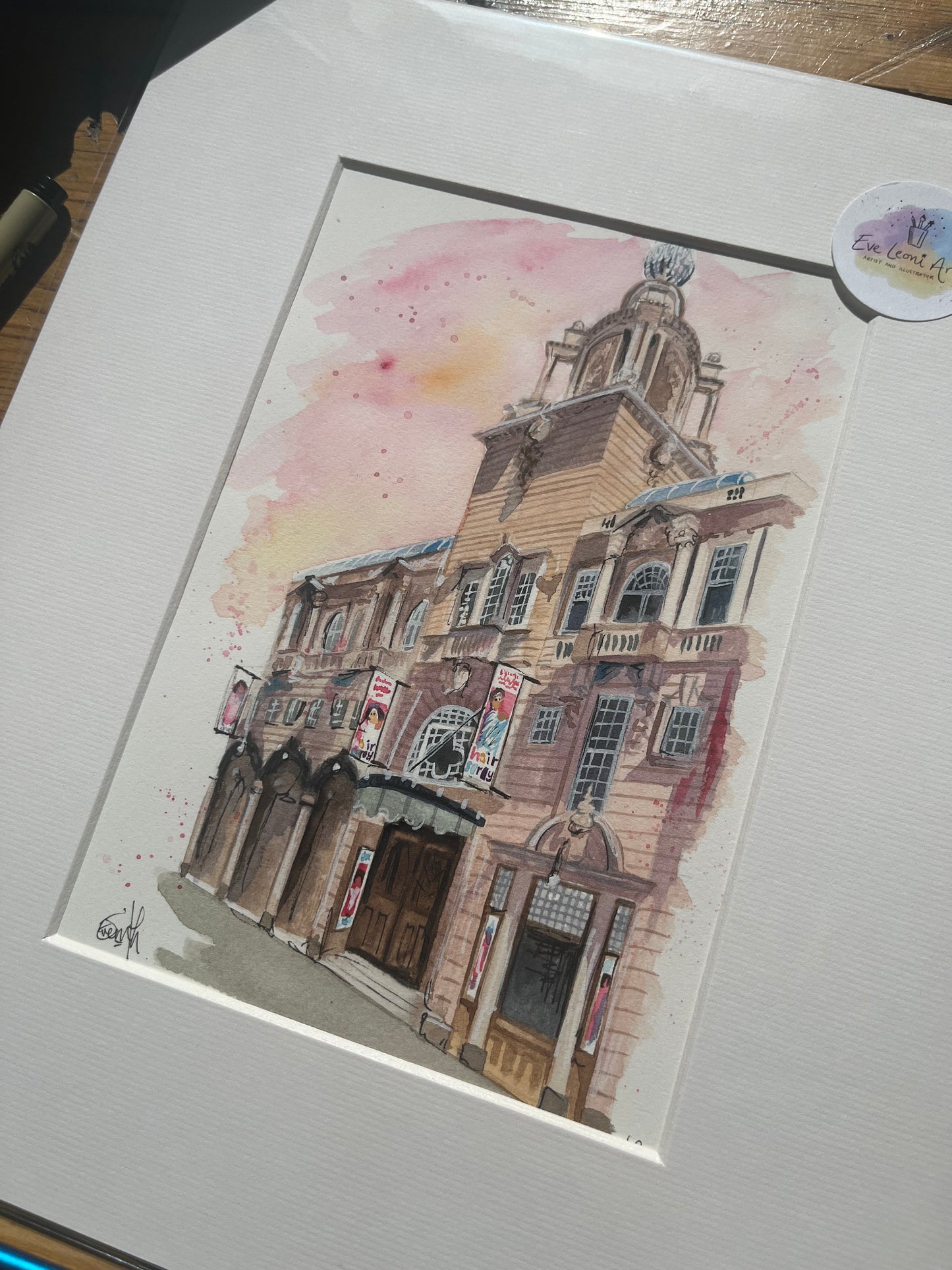 London Coliseum Theatre 'Hairspray' Original Painting