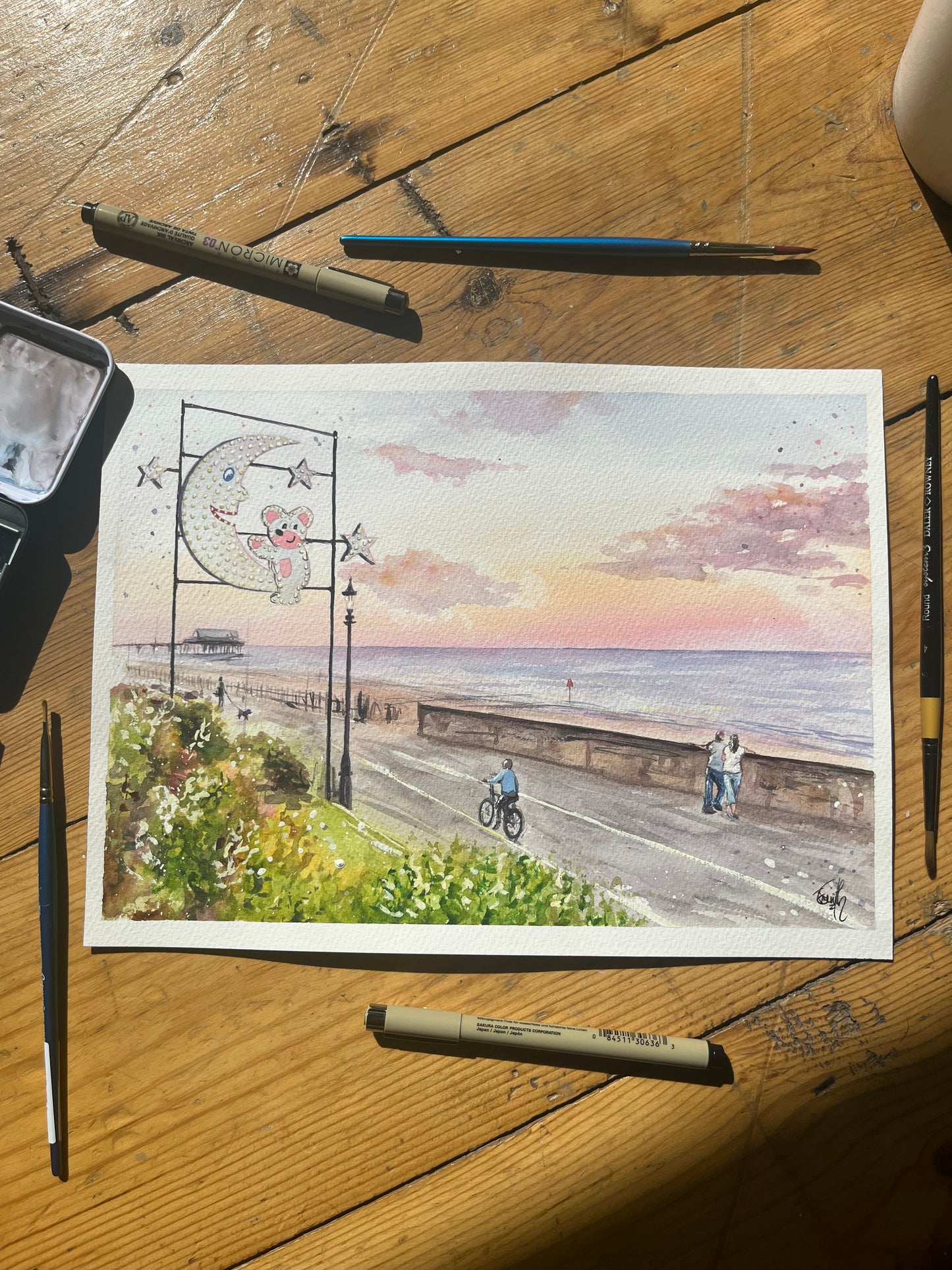 Cleethorpes Seafront Original Painting