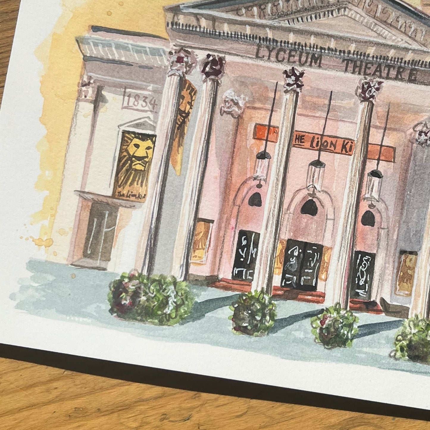 Lyceum Theatre Original Painting