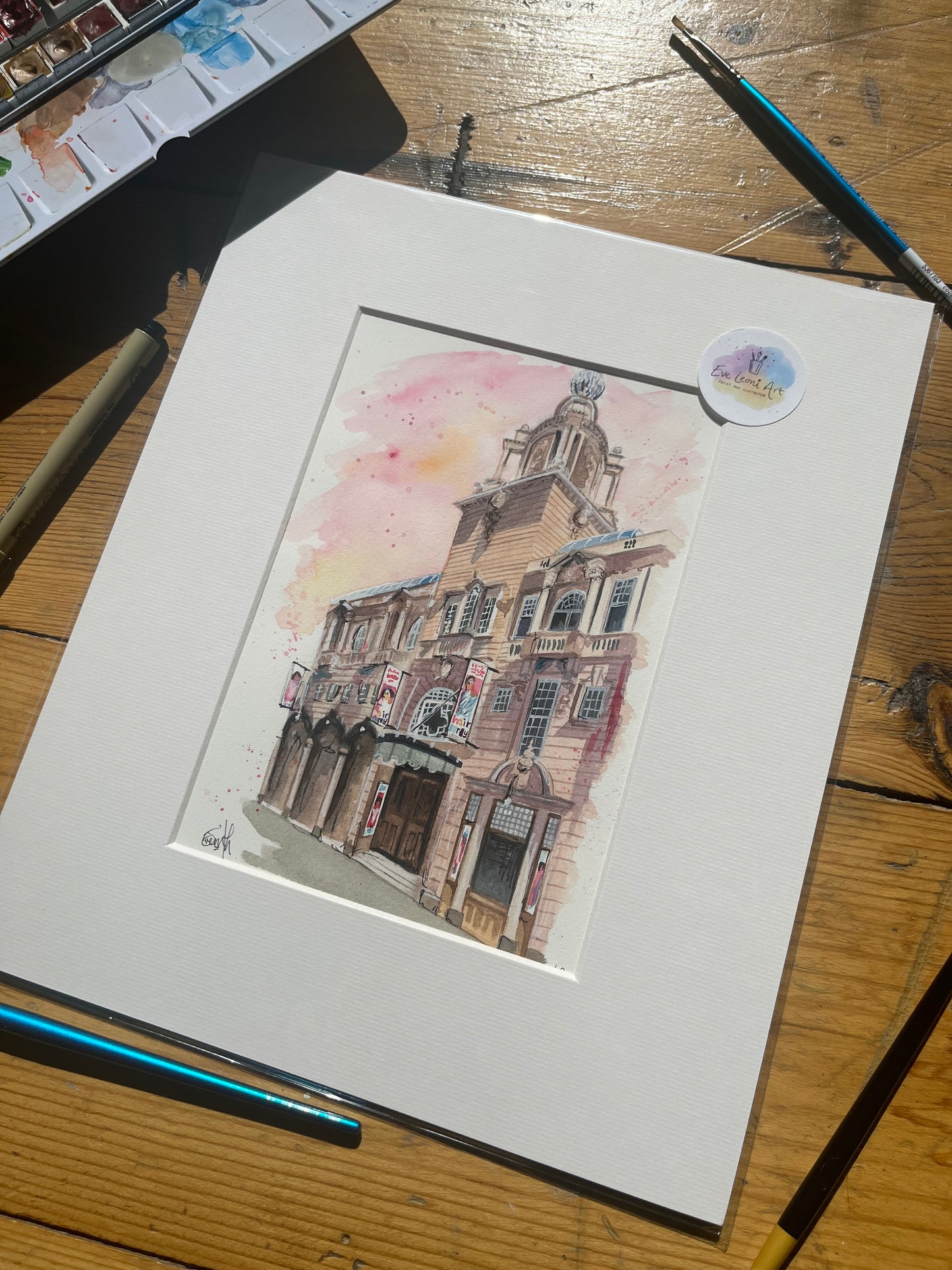 London Coliseum Theatre 'Hairspray' Original Painting