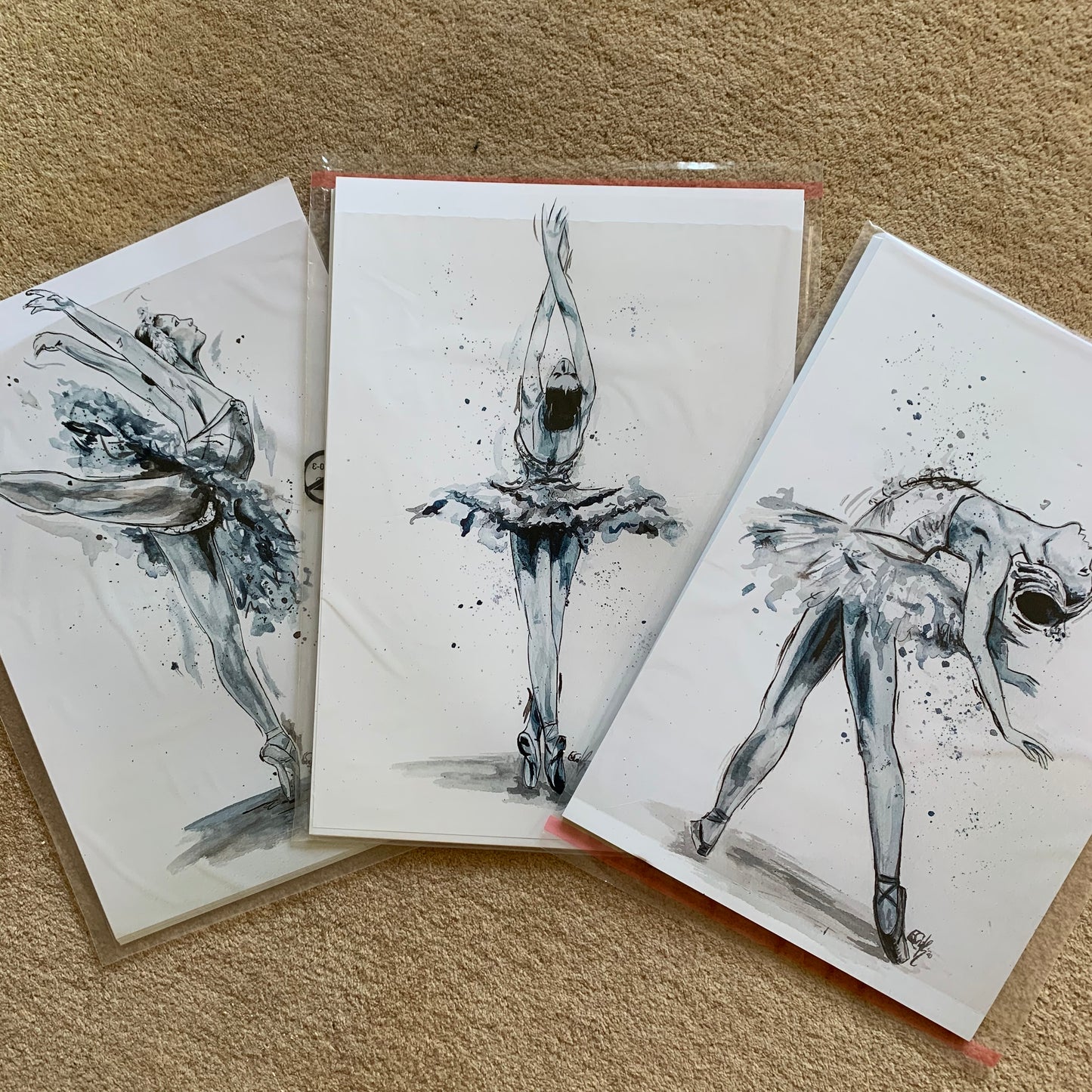 ‘Attitude’ Swan Lake Art Print