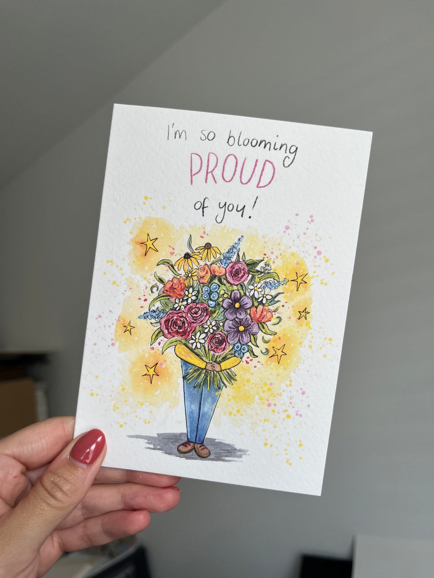 Blooming Proud Of You Card