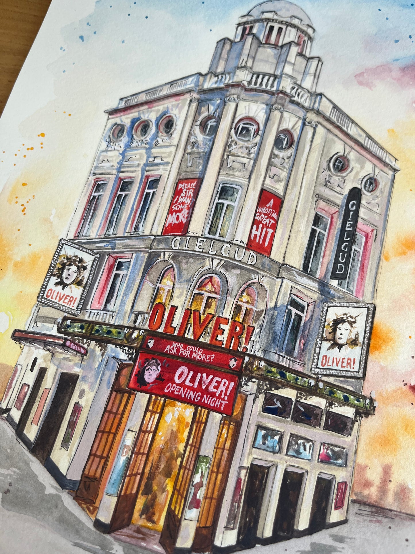 Gielgud Theatre 'Oliver' Print