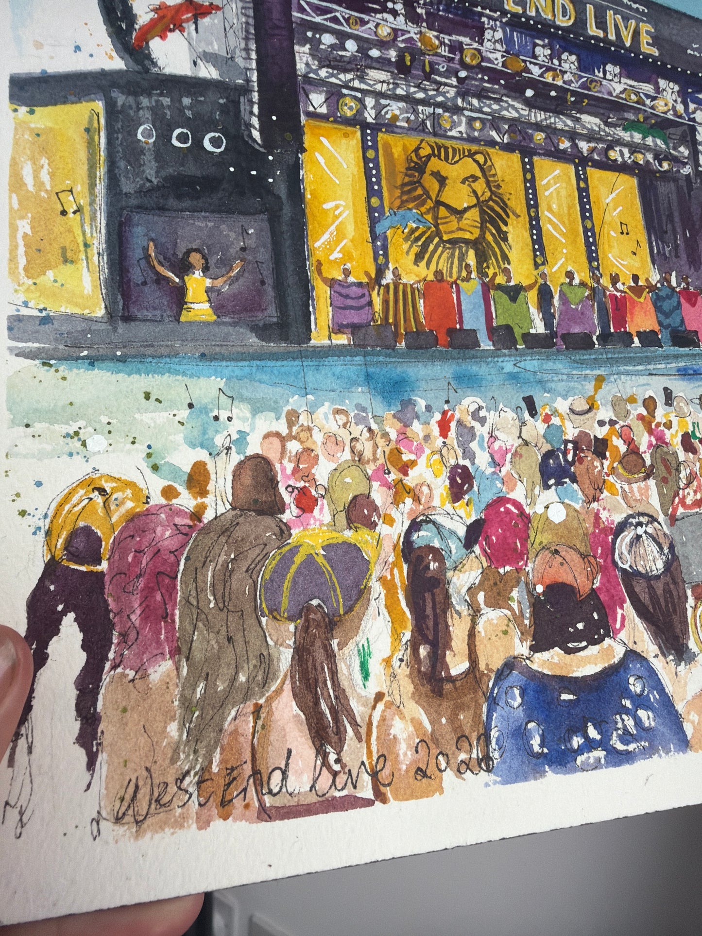 West End Live Print (Live-Illustration)