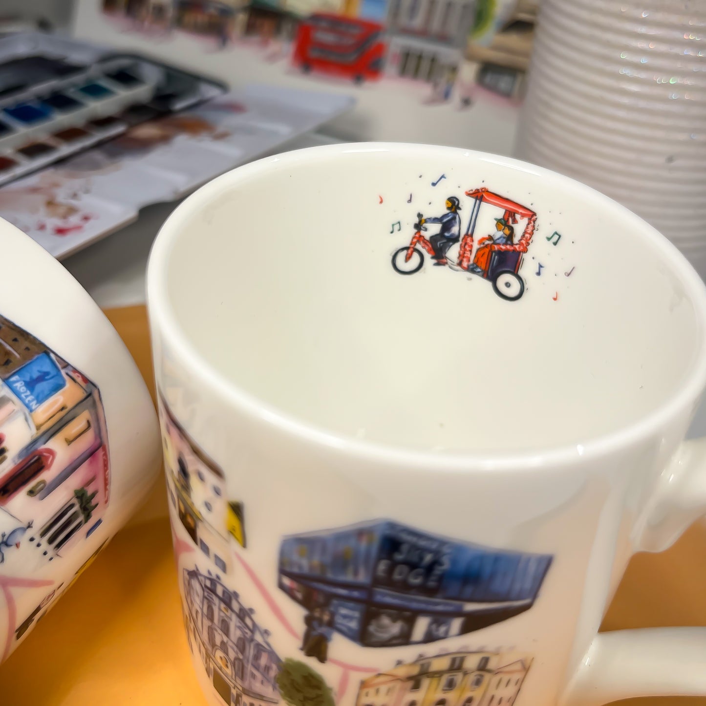 West End Theatres Bone China Mug