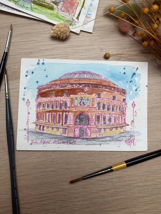 Royal Albert Hall Postcard