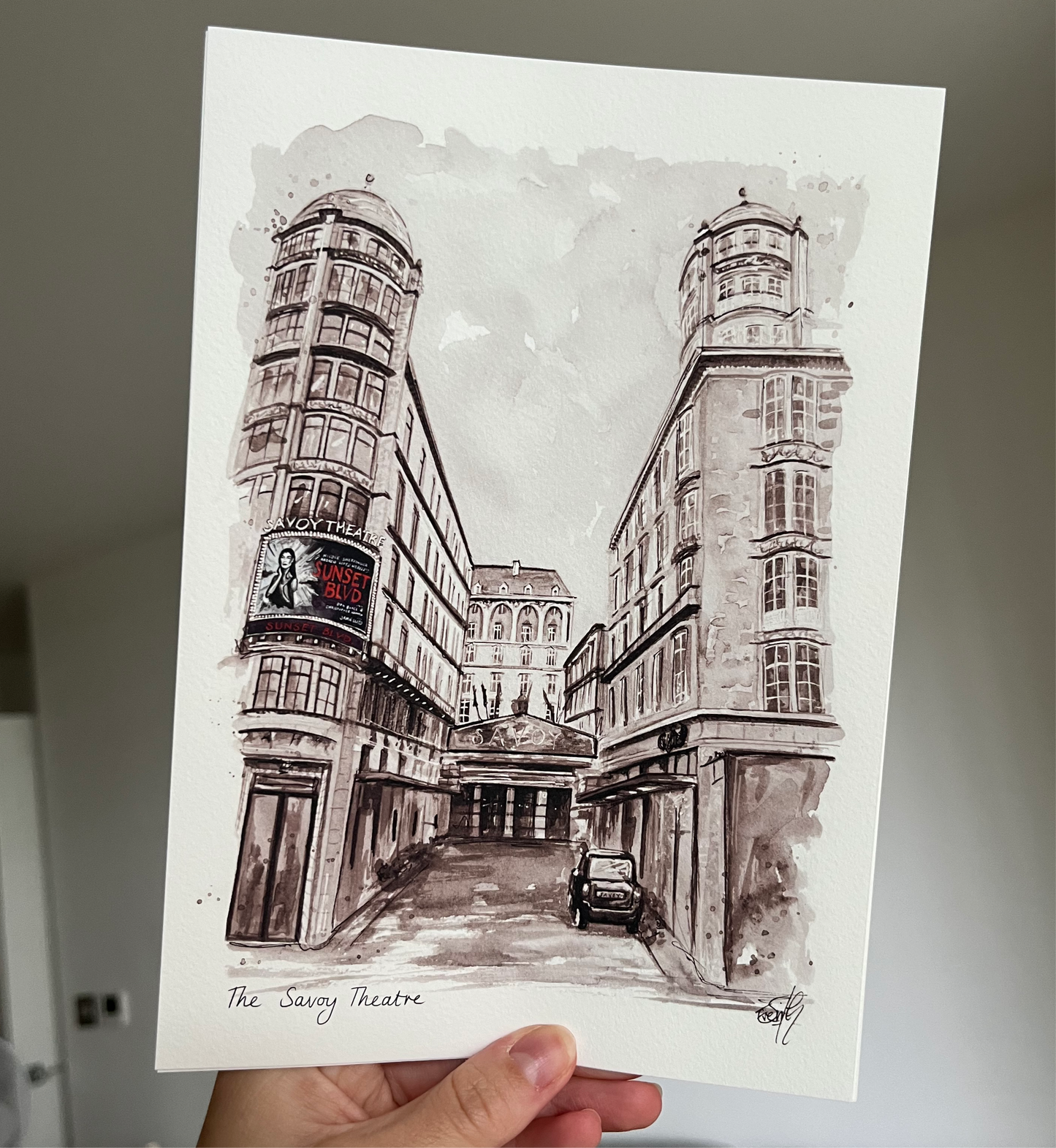 Savoy Theatre Print
