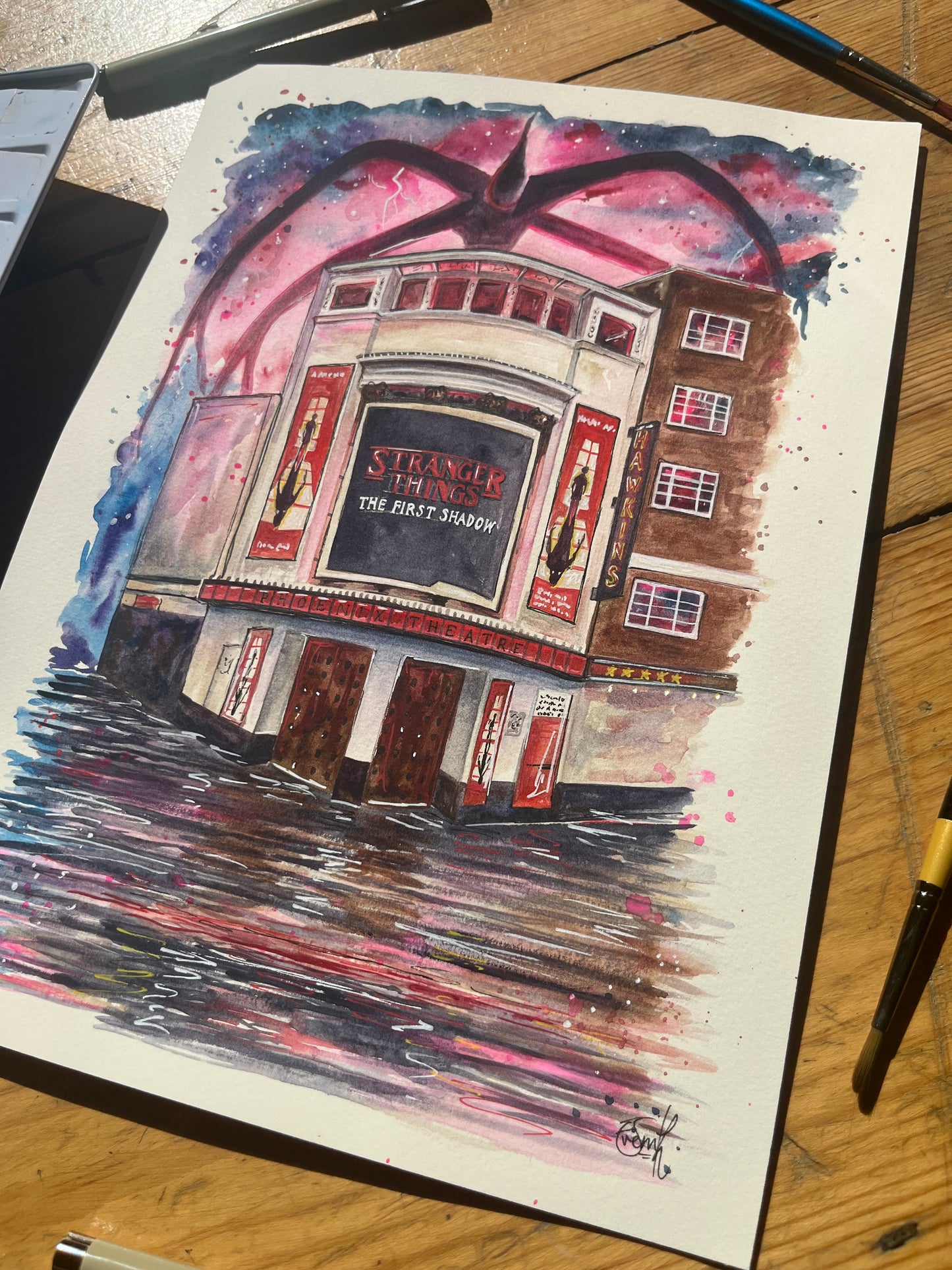 Phoenix Theatre Original Painting