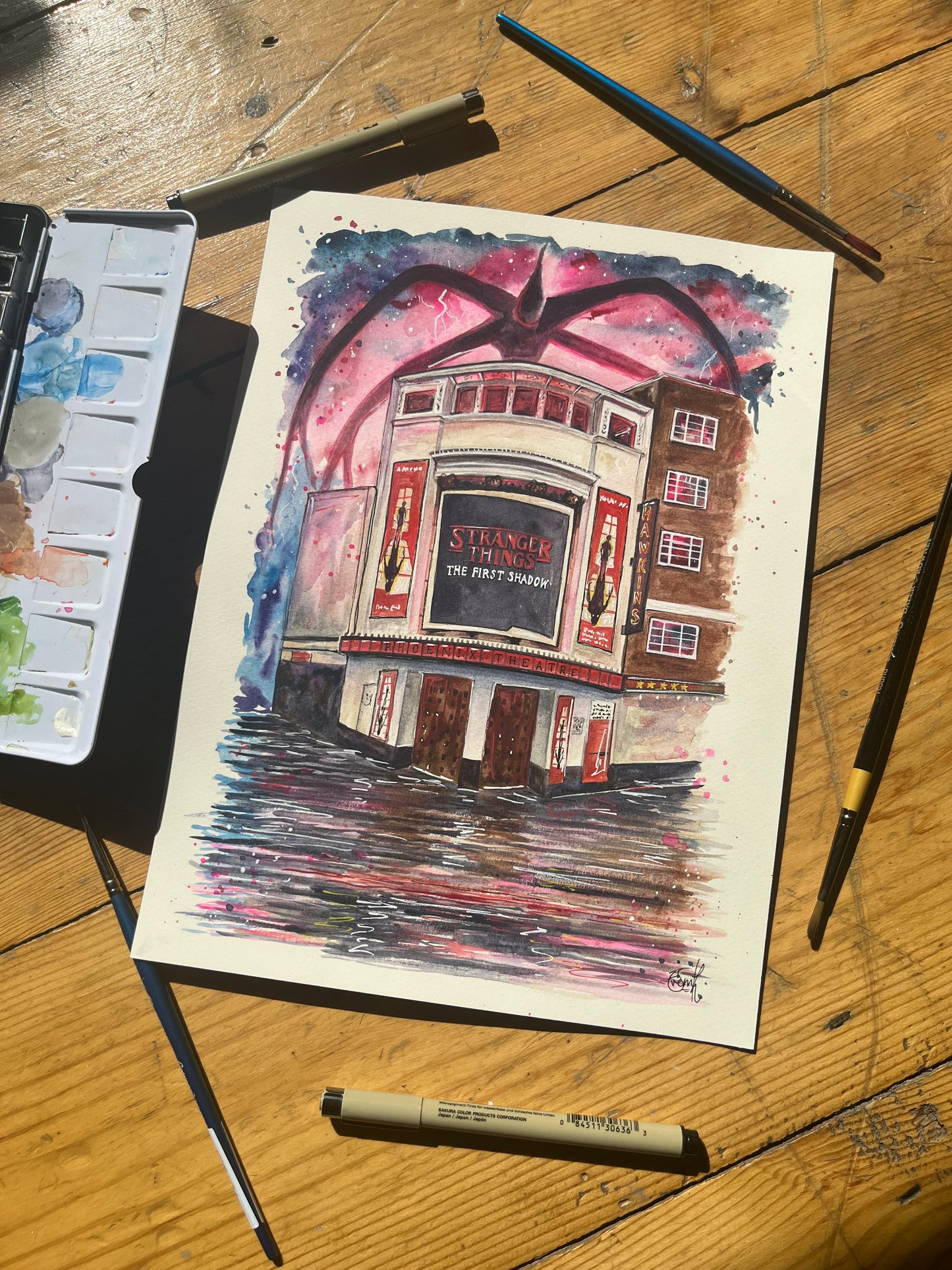 Phoenix Theatre Original Painting