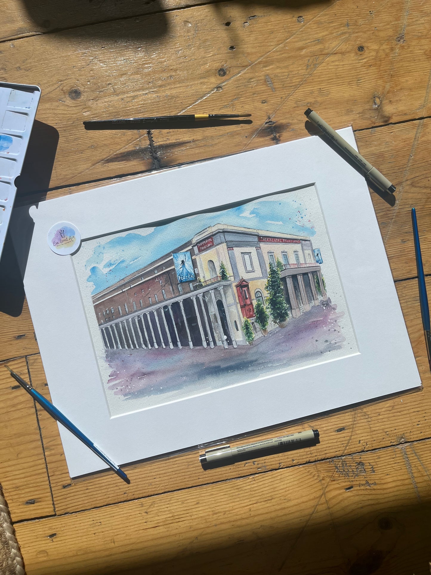 Theatre Royal Drury Lane 'Frozen' Original Painting