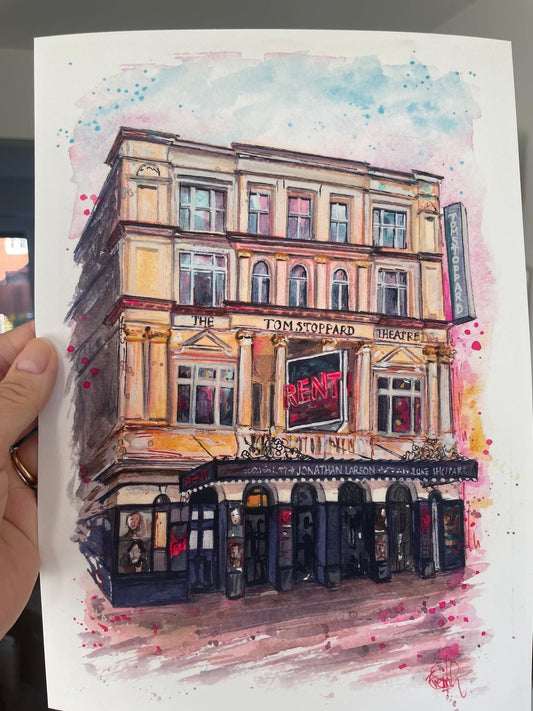 Tom Stoppard Theatre 'Rent' Print