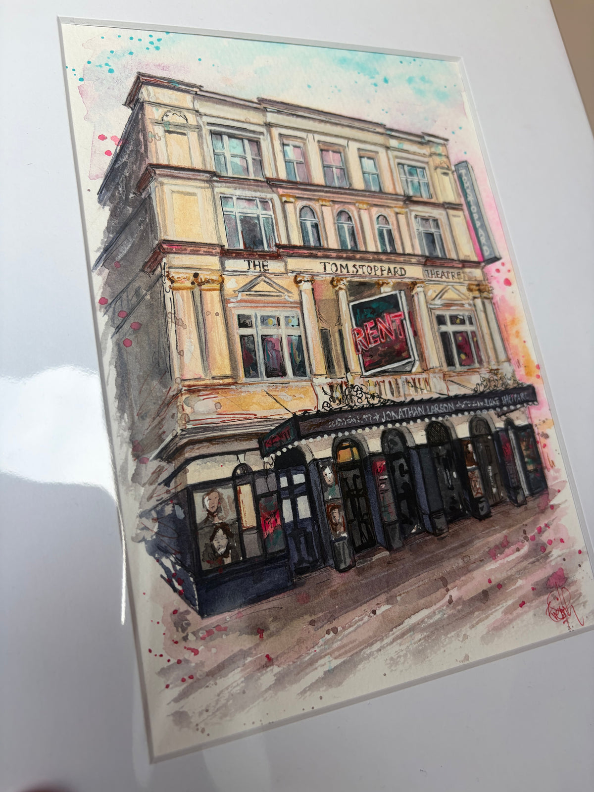 Tom Stoppard Theatre 'Rent' Print