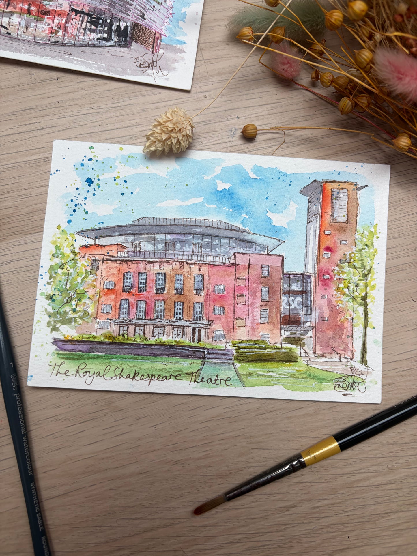 Royal Shakespeare Theatre Postcard