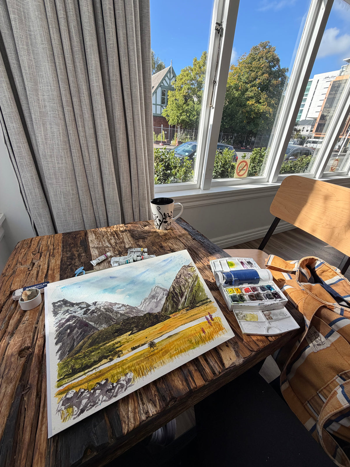 Mount Cook New Zealand Original Painting