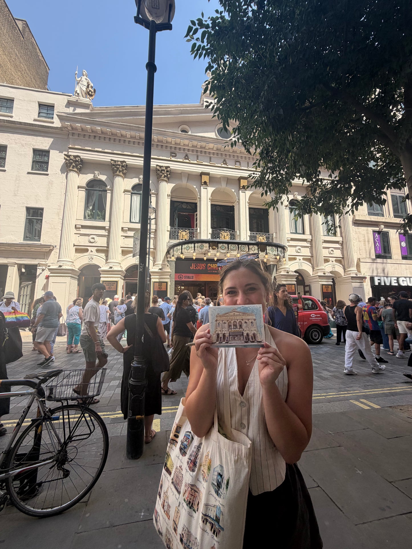 London Palladium Theatre Postcard