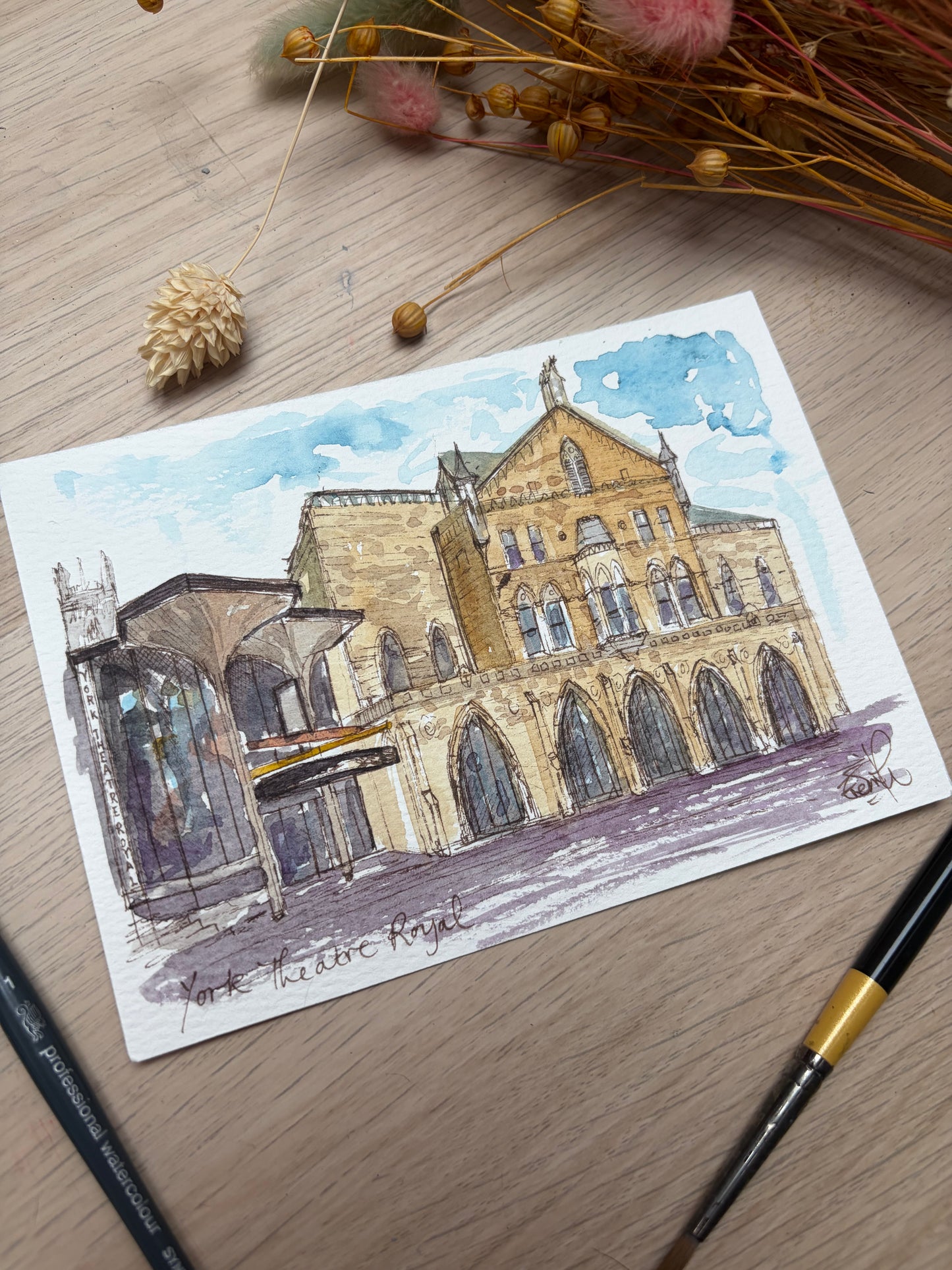 York Theatre Royal Postcard