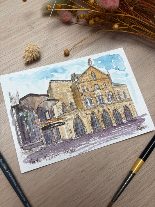 York Theatre Royal Postcard