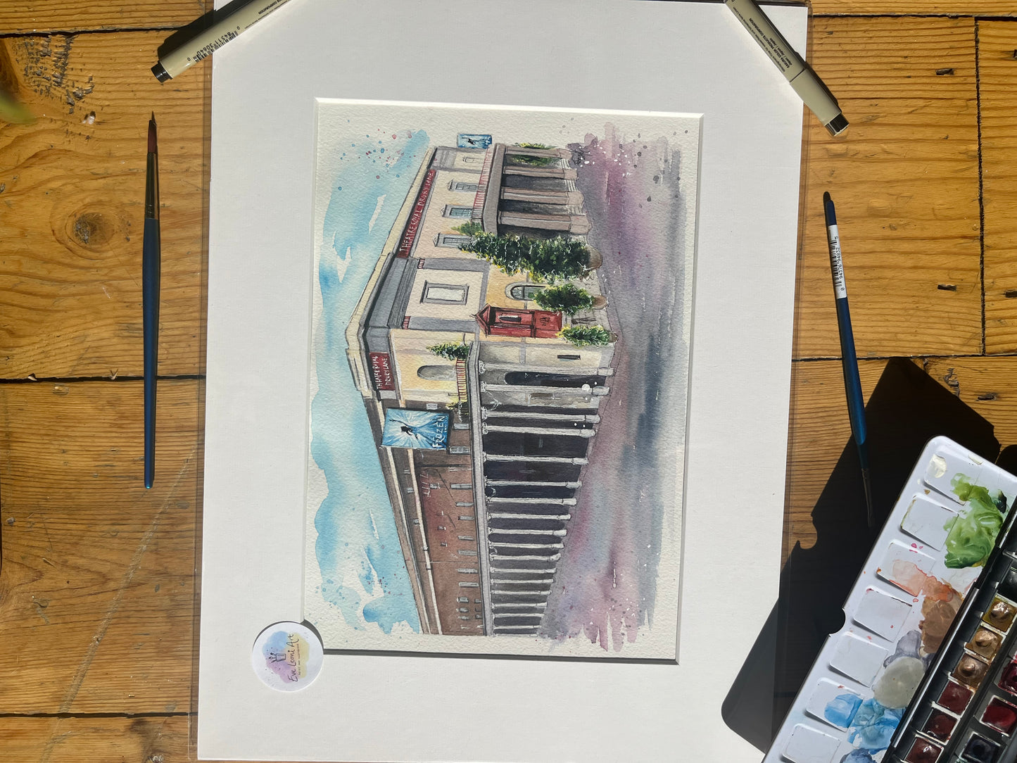Theatre Royal Drury Lane 'Frozen' Original Painting
