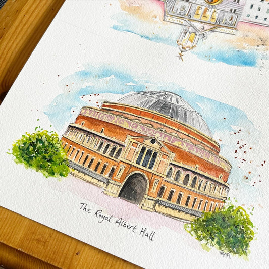 Royal Albert Hall Original Painting