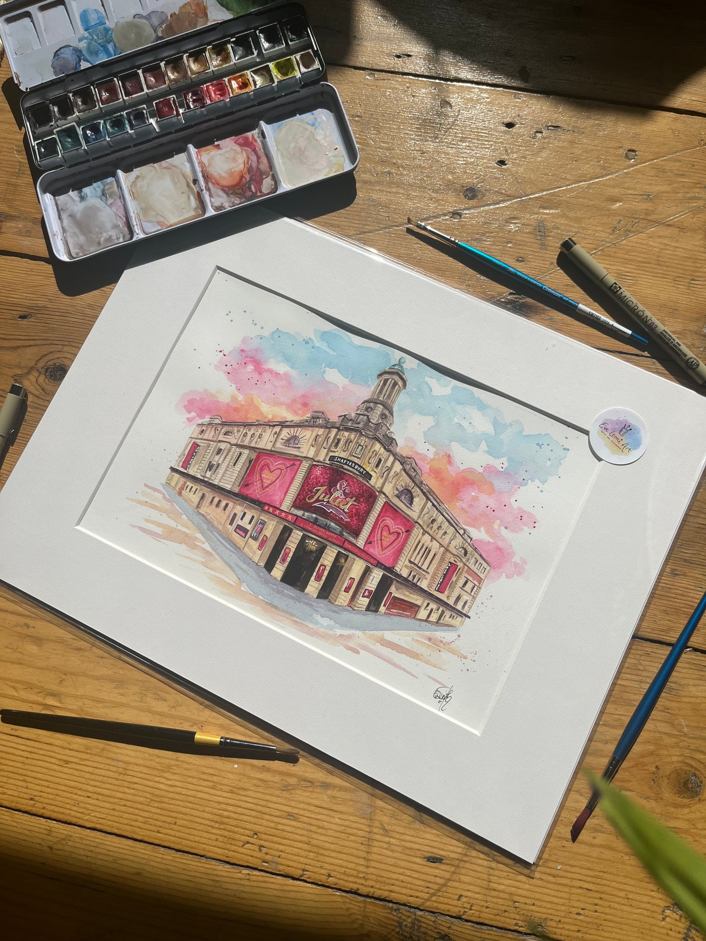 Shaftesbury Theatre '& Juliet' Original Painting