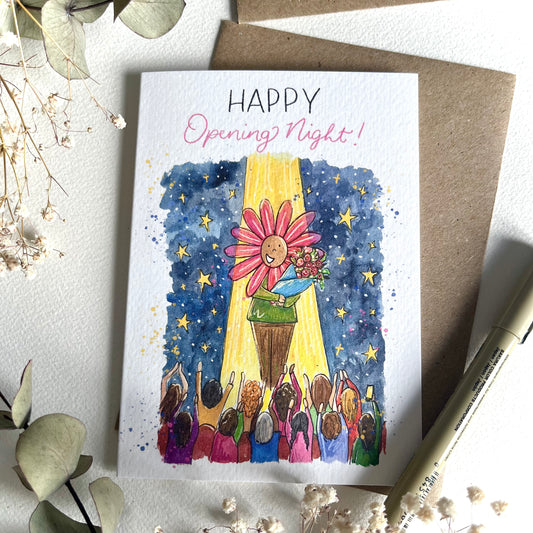 Happy Opening Night Card