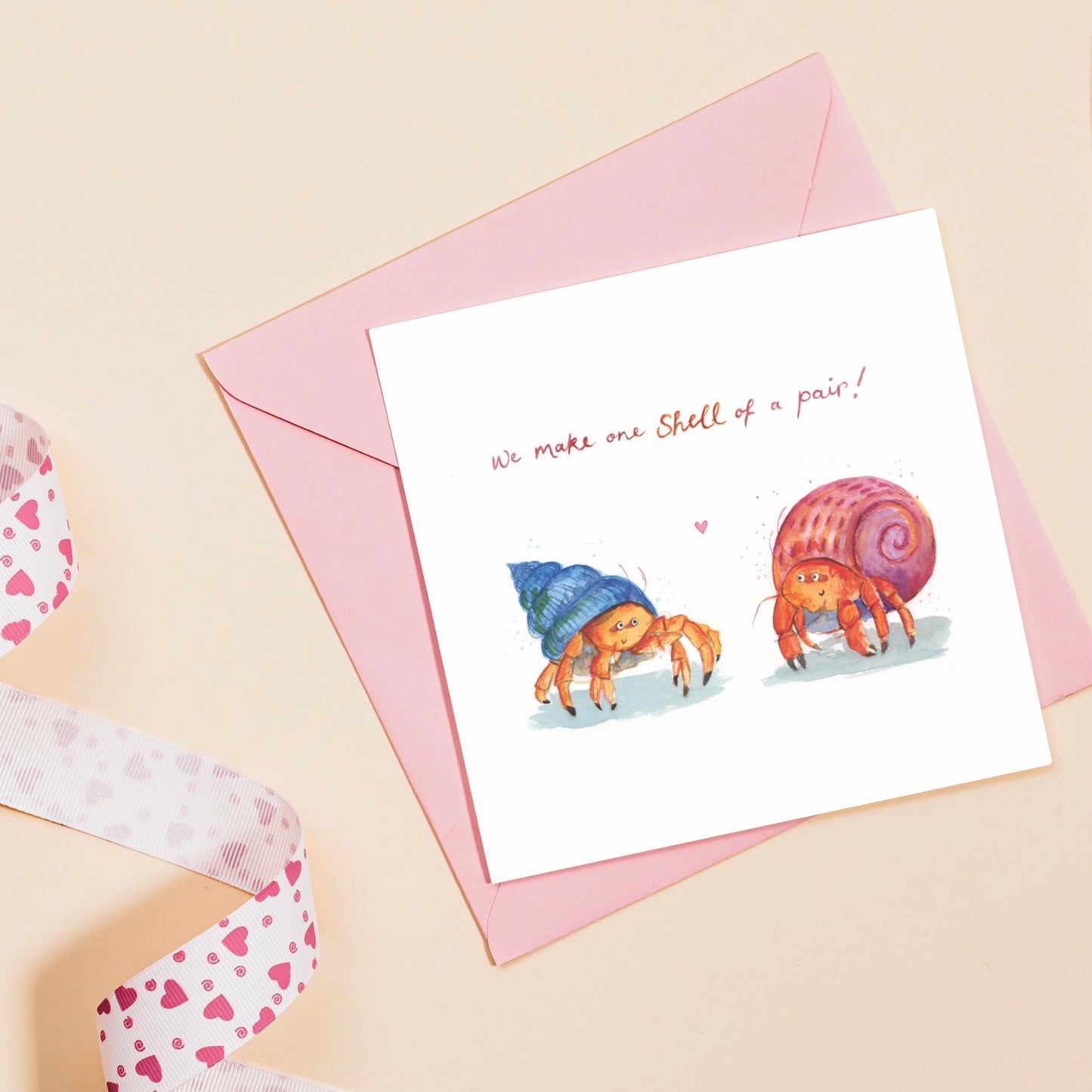 One Shell of a Pair Greetings Card