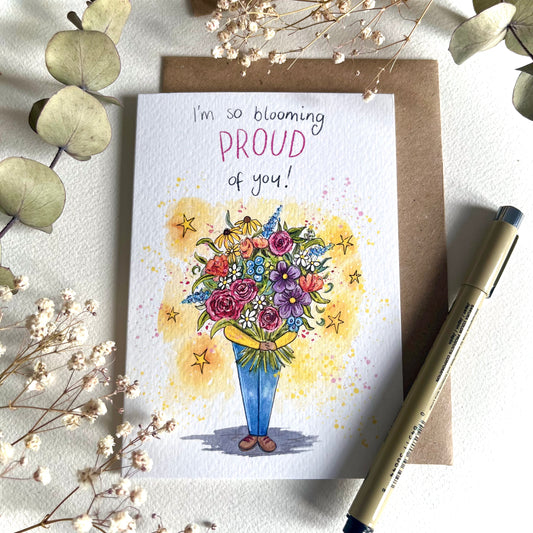 Blooming Proud Of You Card