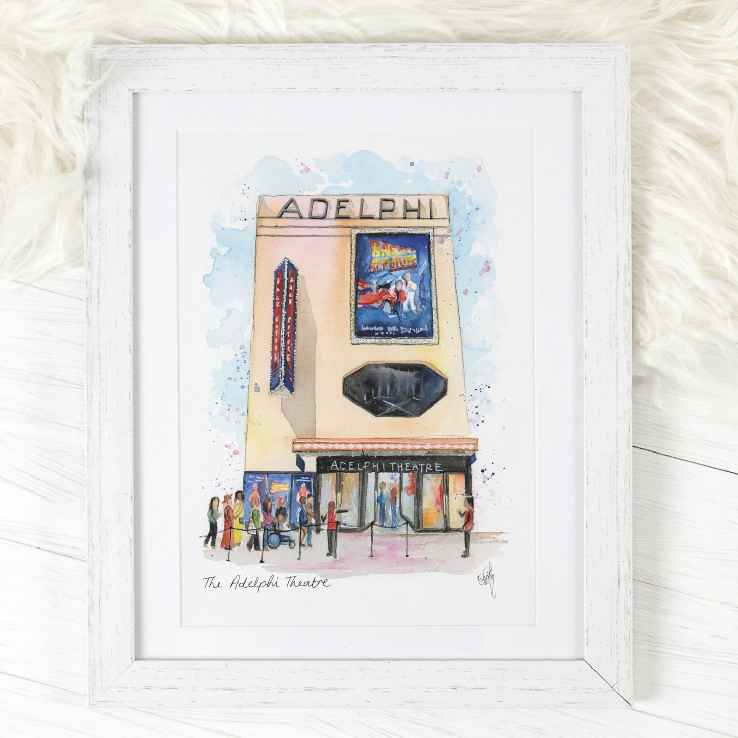 Adelphi Theatre 'Back to the Future' Print