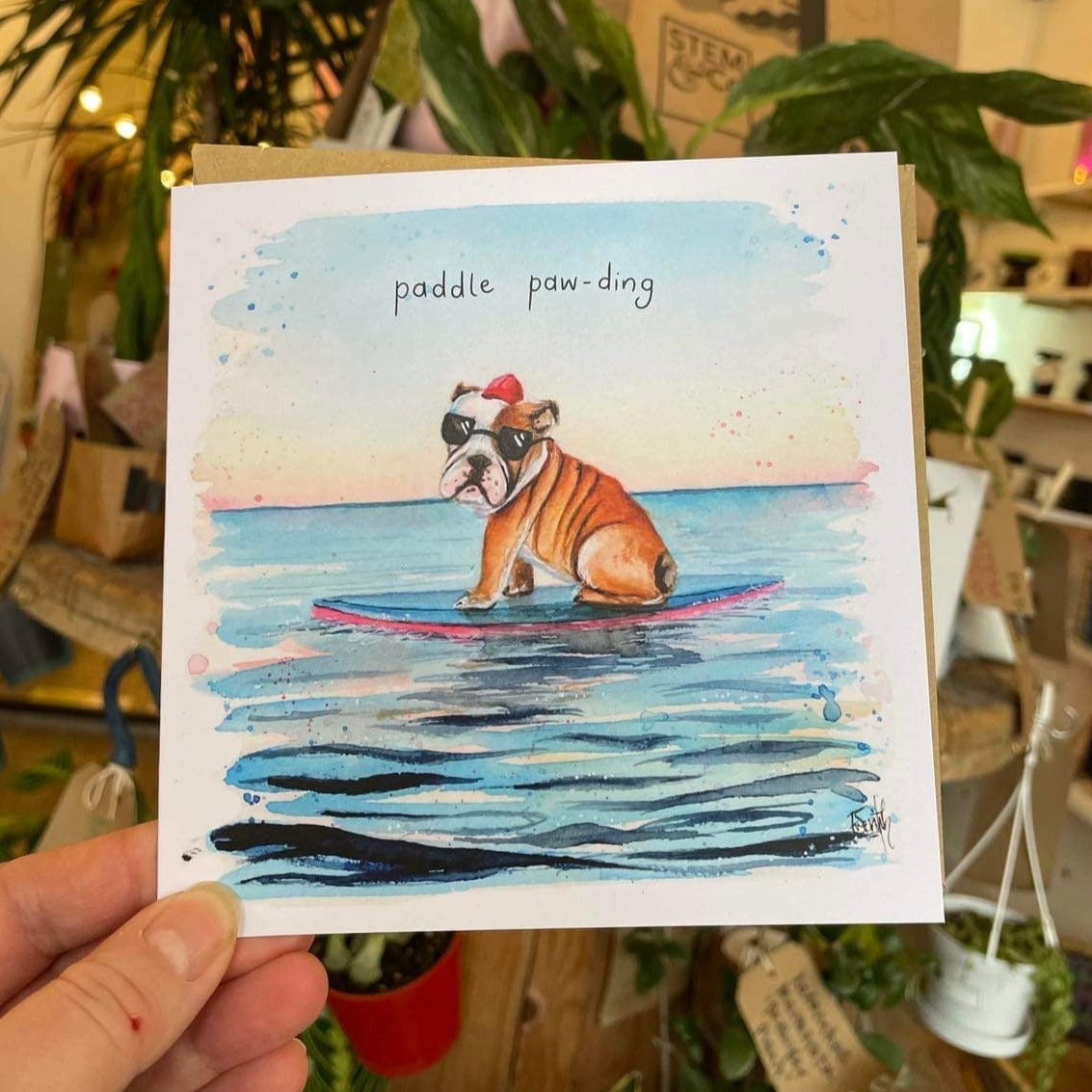 'Paddle Paw-ding's Card