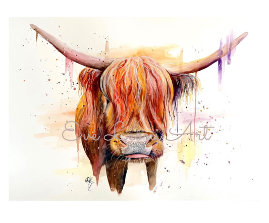 'Highland Cow' Print